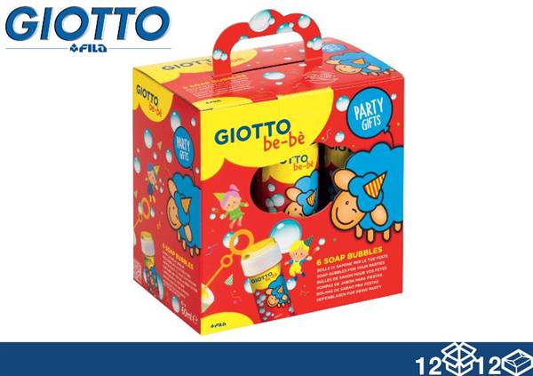GIOTTO BEBE' PARTY SET 6 BOLLE SAPONE 