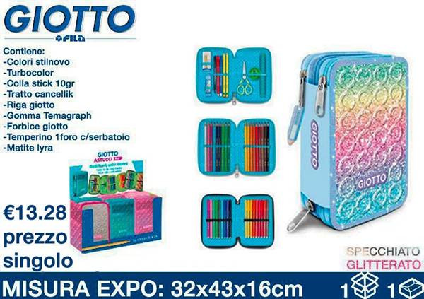 GIOTTO ASTUCCIO 3ZIP ORIGINAL 