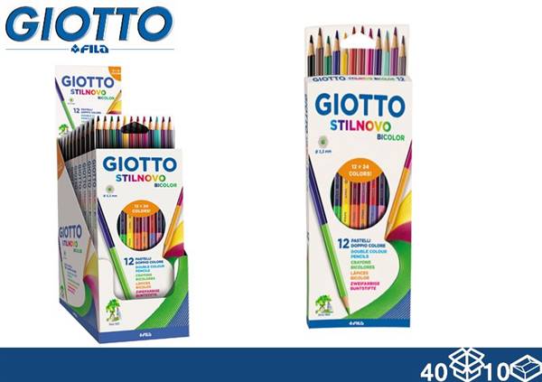 GIOTTO COLORI STILNOVO BICOL. 12PZ. 