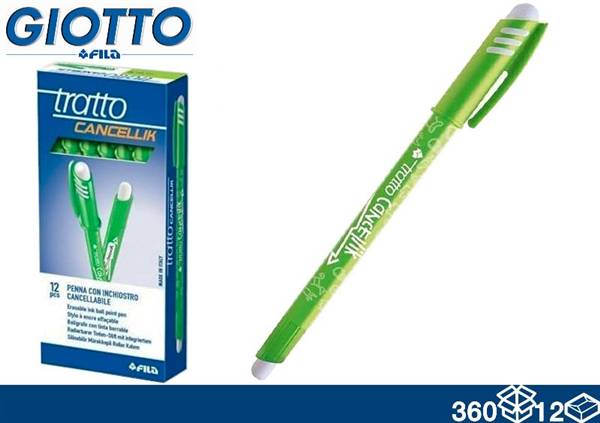 TRATTO PENNA CANCELLABILE VERDE LIME 