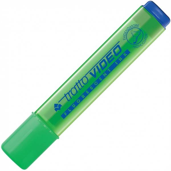 TRATTO VIDEO EVIDENZIATORE VERDE 