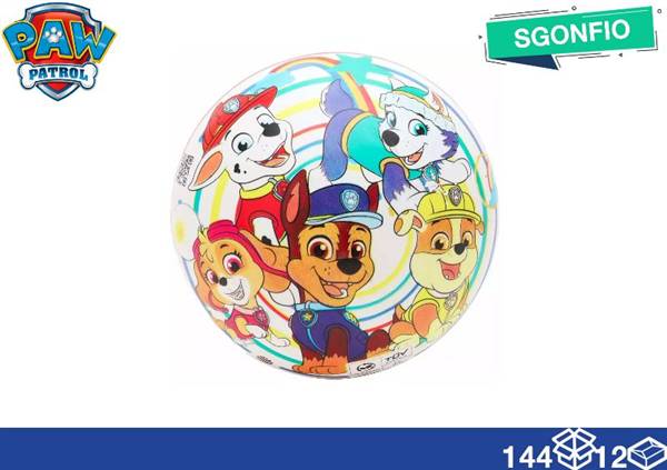 DISNEY PALLONE SGONFIO 23CM PAW PATROL 