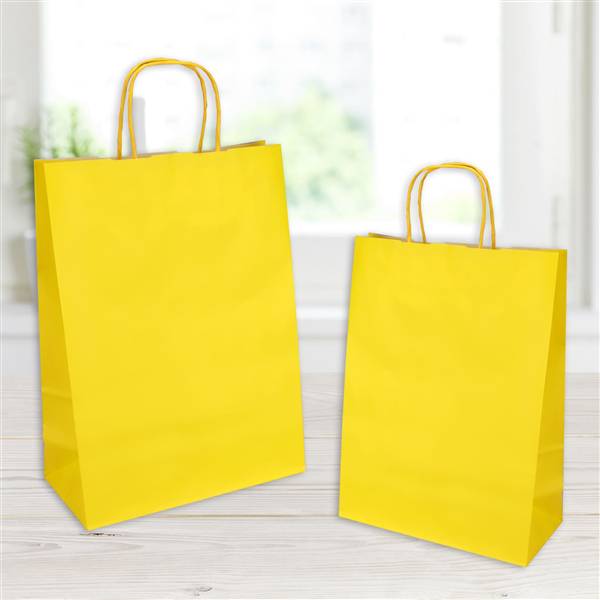 FLORIO SHOPPER JOLLY GIALLO 18X8X24 