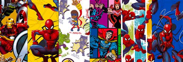 FLORIO ROTOLO CARTA 70X2MT AVENGERS 
