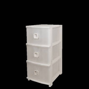 B&F CASSETTIERA PRATIKA SLIM PLUS BIANCO 3 CASSETTI