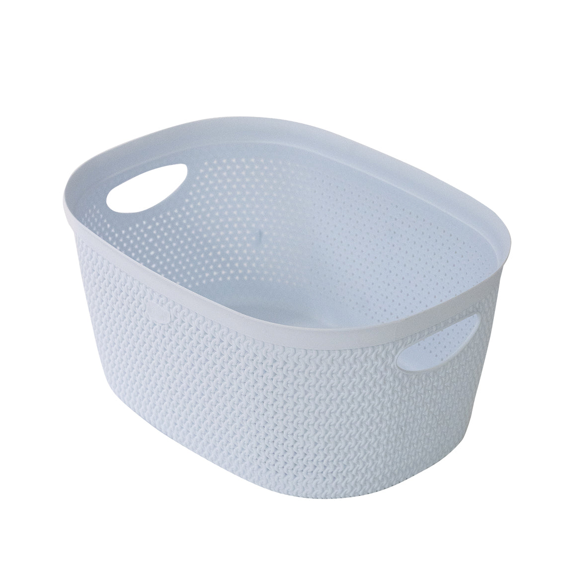 B&F INTRECCIO CESTA M BIANCO