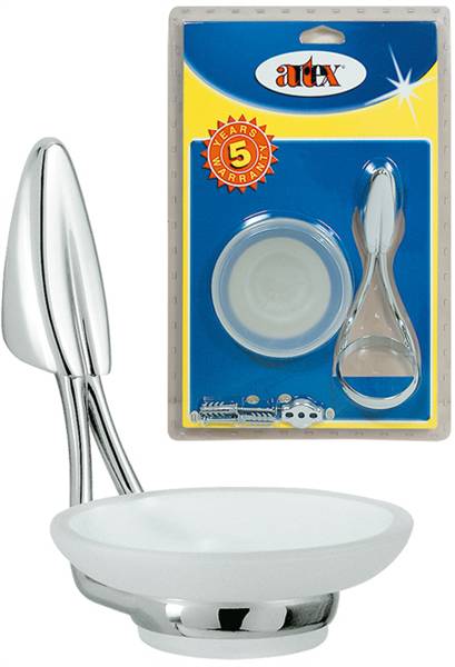 ARTEX P/SAPONE GLACIAR CM.11X15X15H CROM 