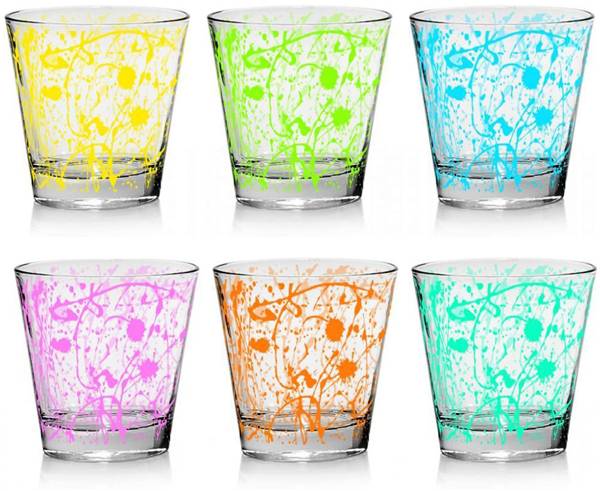 CERVE BICCHIERE 6PZ NADIA CC250 DOODLE 