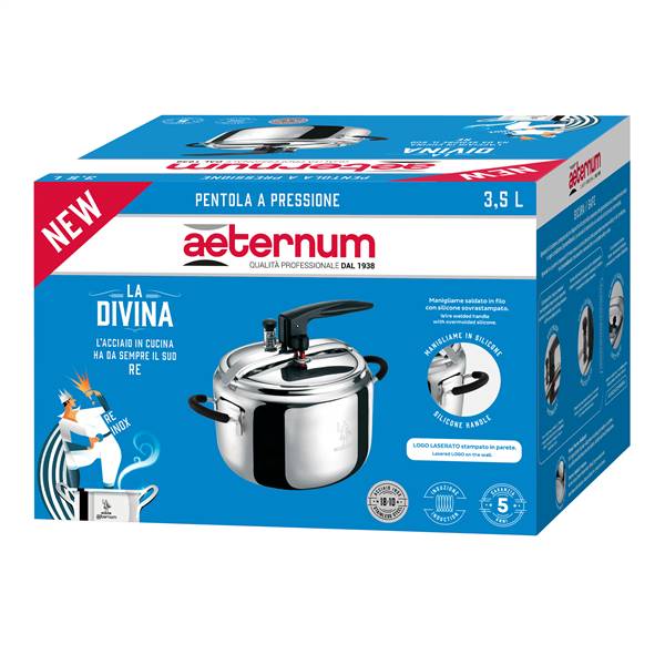 AETERNUM PENTOLA A PRESS LA DIVINA 3,5LT 