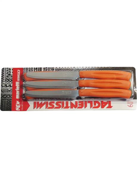MARIETTI COLTELLI 6PZ NEW ARANCIO 