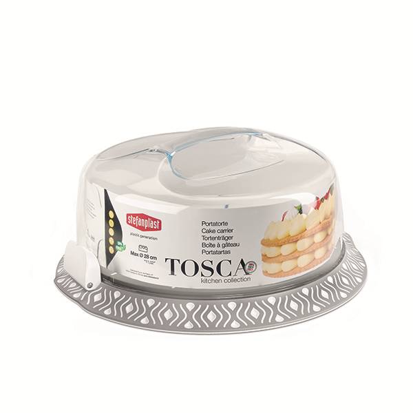 STEFANPLAST PORTATORTE TOSCA BIANCO/GREY 