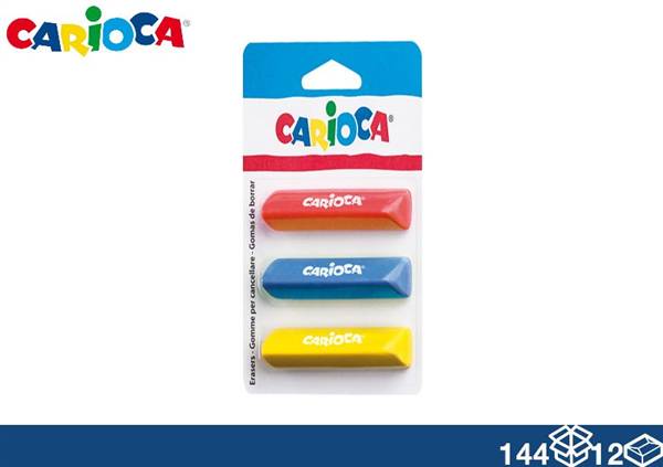 CARIOCA GOMME COLOR 3PZ 