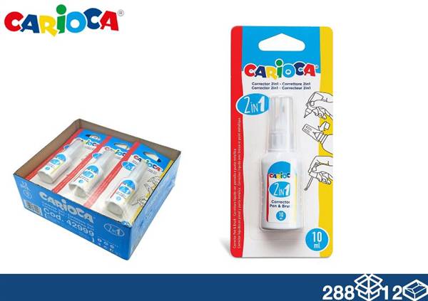 CARIOCA CORRETTORE 2IN1 10ML 