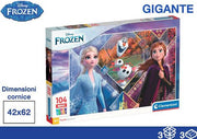 CLEMENTONI PUZZLE 104PZ 40X27X5 FROZEN 