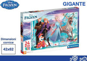 CLEMENTONI PUZZLE 24PZ 40X27X5 FROZEN 