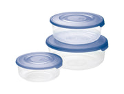 TONTARELLI SET 3 FRIGO BOX ROTONDI 1.7/1/0.5 L