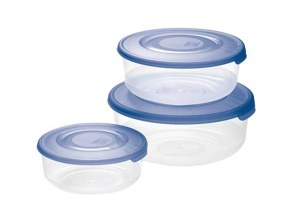 TONTARELLI SET 3 FRIGO BOX ROTONDI 1.7/1/0.5 L