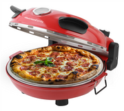 MELCHIONI FORNO PIZZA CON TERMOMETRO BELLANAPOLI PLUS DOPPIA RESISTENZA 1300W