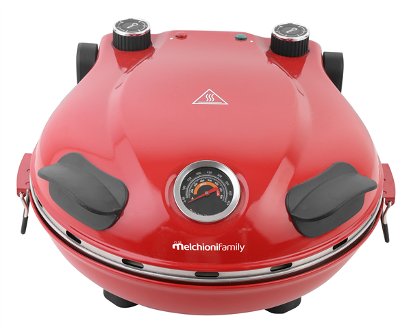 MELCHIONI FORNO PIZZA CON TERMOMETRO BELLANAPOLI PLUS DOPPIA RESISTENZA 1300W