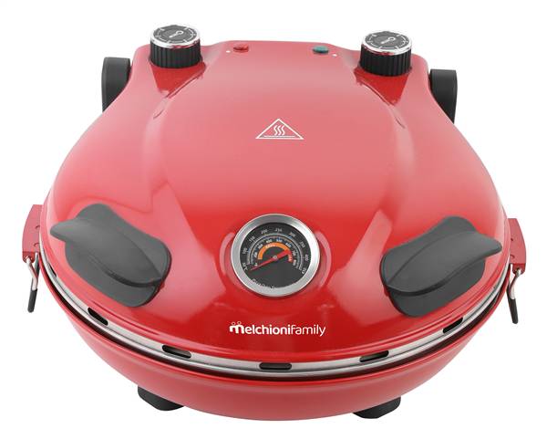 MELCHIONI FORNO PIZZA CON TERMOMETRO BELLANAPOLI PLUS DOPPIA RESISTENZA 1300W