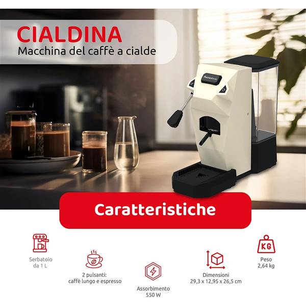 MELCHIONI MACCHINA CAFFE CIALDINA 550W 