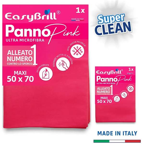 EASYBRILL PANNO MICROFIBRA PINK 50X70 