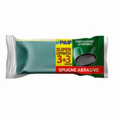 PAIF SPUGNA 3PZ PIU 3PZ OMAGGIO 