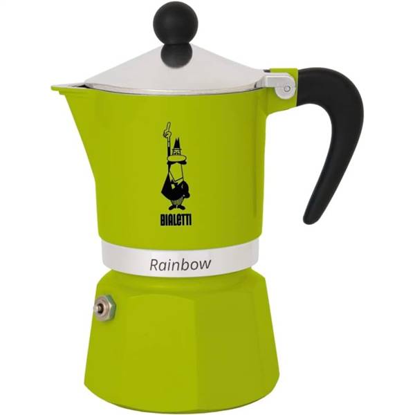 BIALETTI RAINBOW CAFFETTIERA 3TZ VERDE 