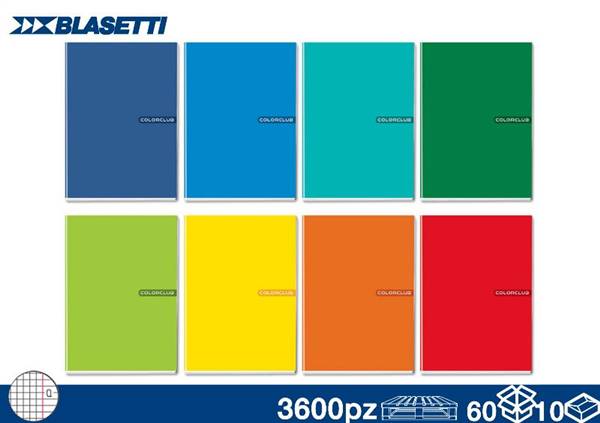 BLASETTI QUADERNO 80GR COLORCLUB RIG Q 