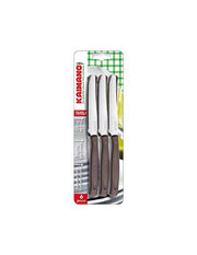 KAIMANO COLTELLI TAVOLA 6PZ. MARRONE