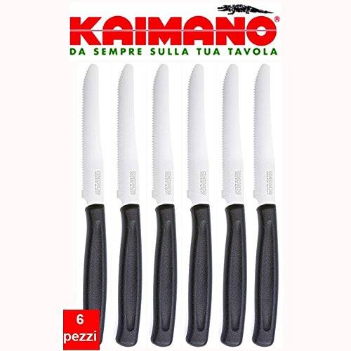 KAIMANO COLTELLI TAVOLA 6PZ. NERO 