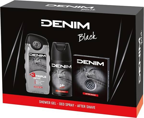 DENIM SET REGALO BLACK 100+250+150ML 