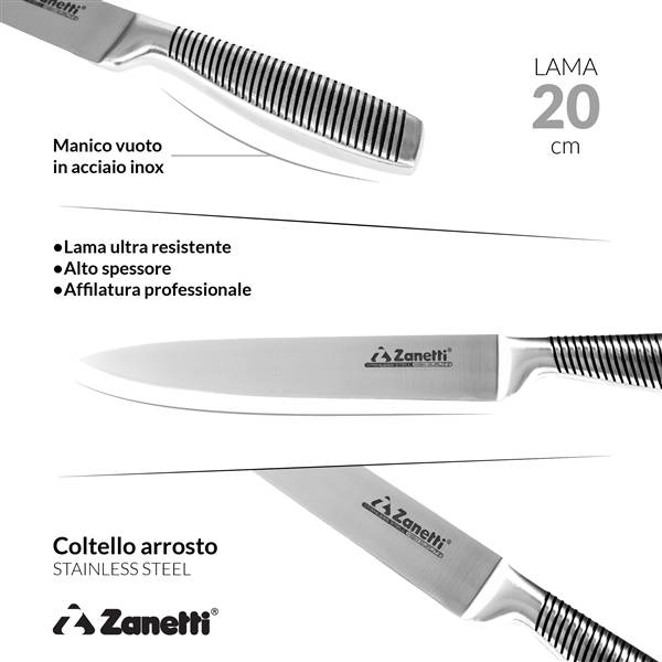 ZANETTI COLTELLO ARROSTO CM.20 MOD. ULTR 