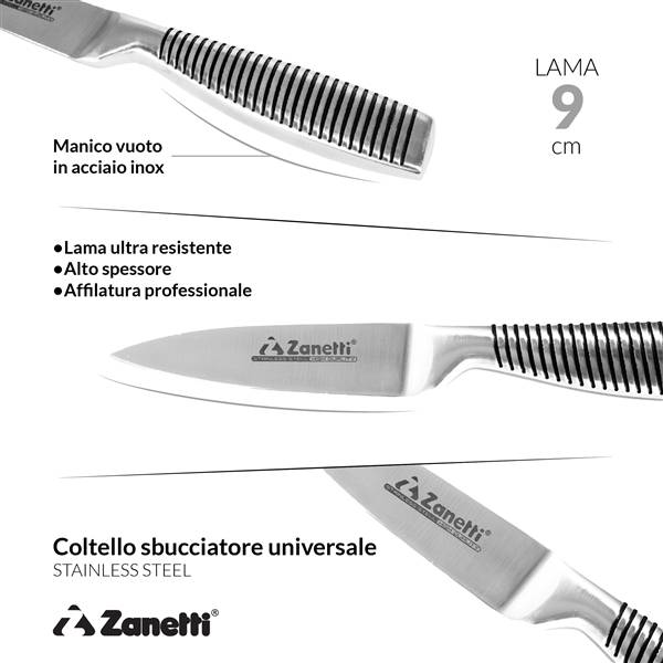 ZANETTI COLTELLO SBUCCIATORE CM.9 ULTRA 