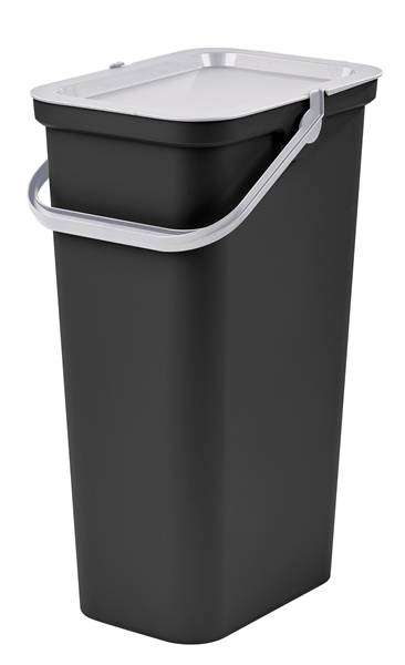 TONTARELLI PATTUMIERA 25LT MODA NERO/BIA 