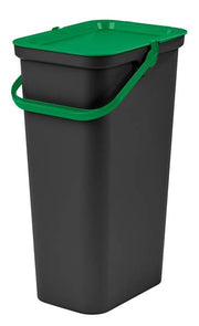 TONTARELLI PATTUMIERA 25LT MODA NERO/VER 