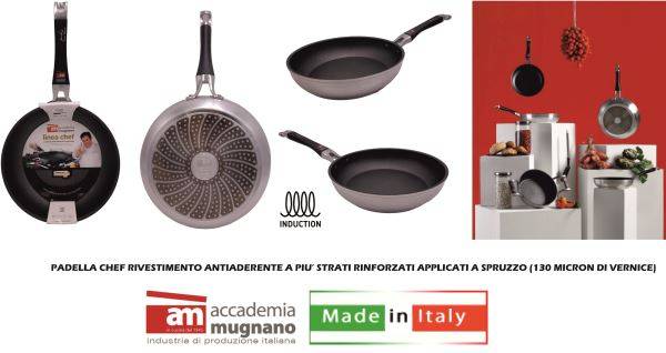 AM CHEF PADELLA CM.26 INDUZIONE 