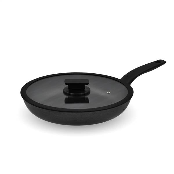 AM VULCANO PADELLA CM.28 C/COP VETRO 