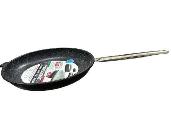 ANTIK ARS PADELLA BASSA CM.32 MAN INOX PIERRESTONE INDUZIONE