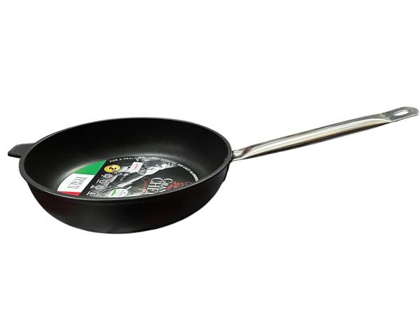 ANTIK ARS PADELLA ALTA CM.28 MAN INOX 