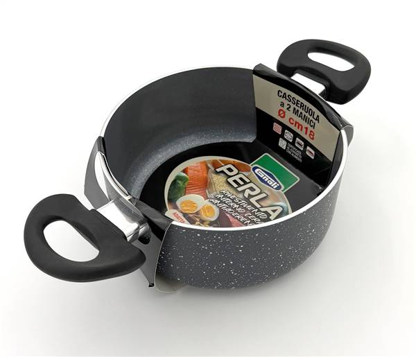 GNALI CASSERUOLA PERLA CM.18 INDUZIONE 