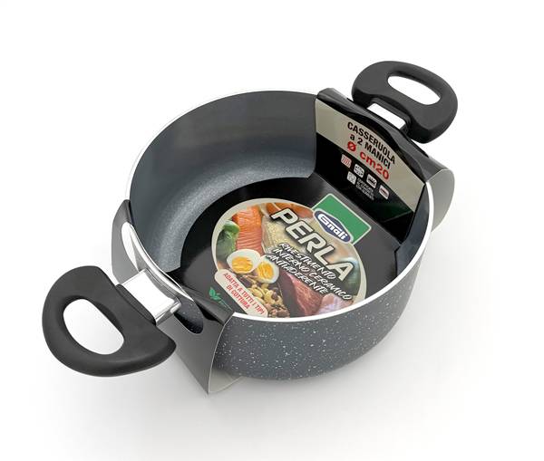 GNALI CASSERUOLA PERLA CM.20 INDUZIONE 
