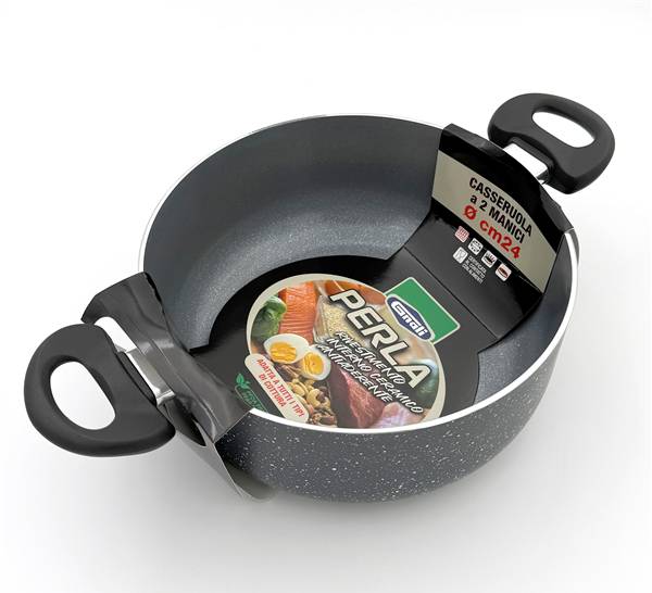 GNALI CASSERUOLA PERLA CM.24 INDUZIONE 