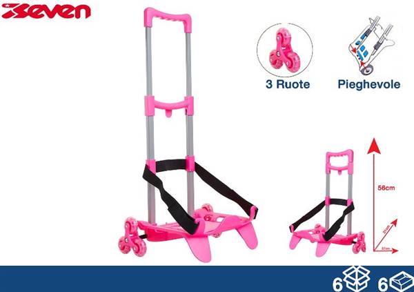 EOL CARRELLINO TROLLEY 91X37X31 FUCSIA 