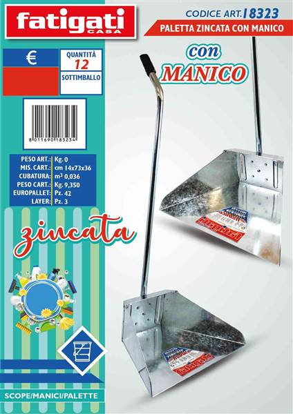 FATIGATI PALETTA ZINCATA CON MANICO 