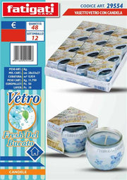 FATIGATI VASETTO VETRO C/CANDELA FRESH 