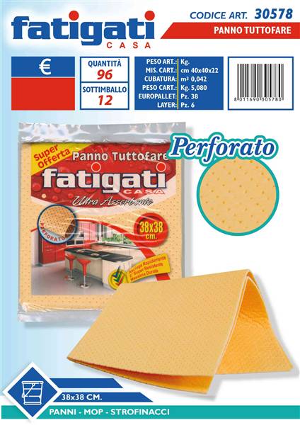 FATIGATI PANNO TUTTOFARE PERFORATO 38X38 