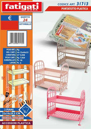 FATIGATI PORTATUTTO PLASTICA 2 PIANI 