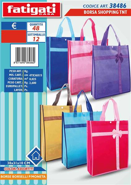 FATIGATI BORSA SHOPPING TNT 38X31X10 CM 