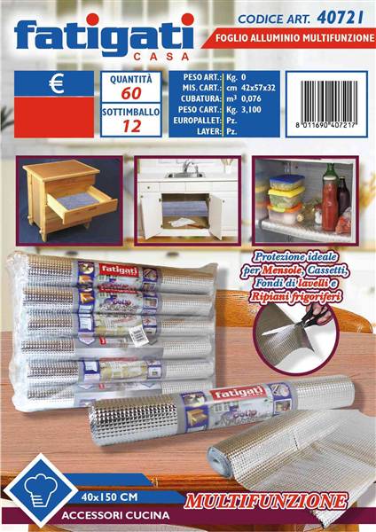 FATIGATI FOGLIO ALLUMINIO 40X150 